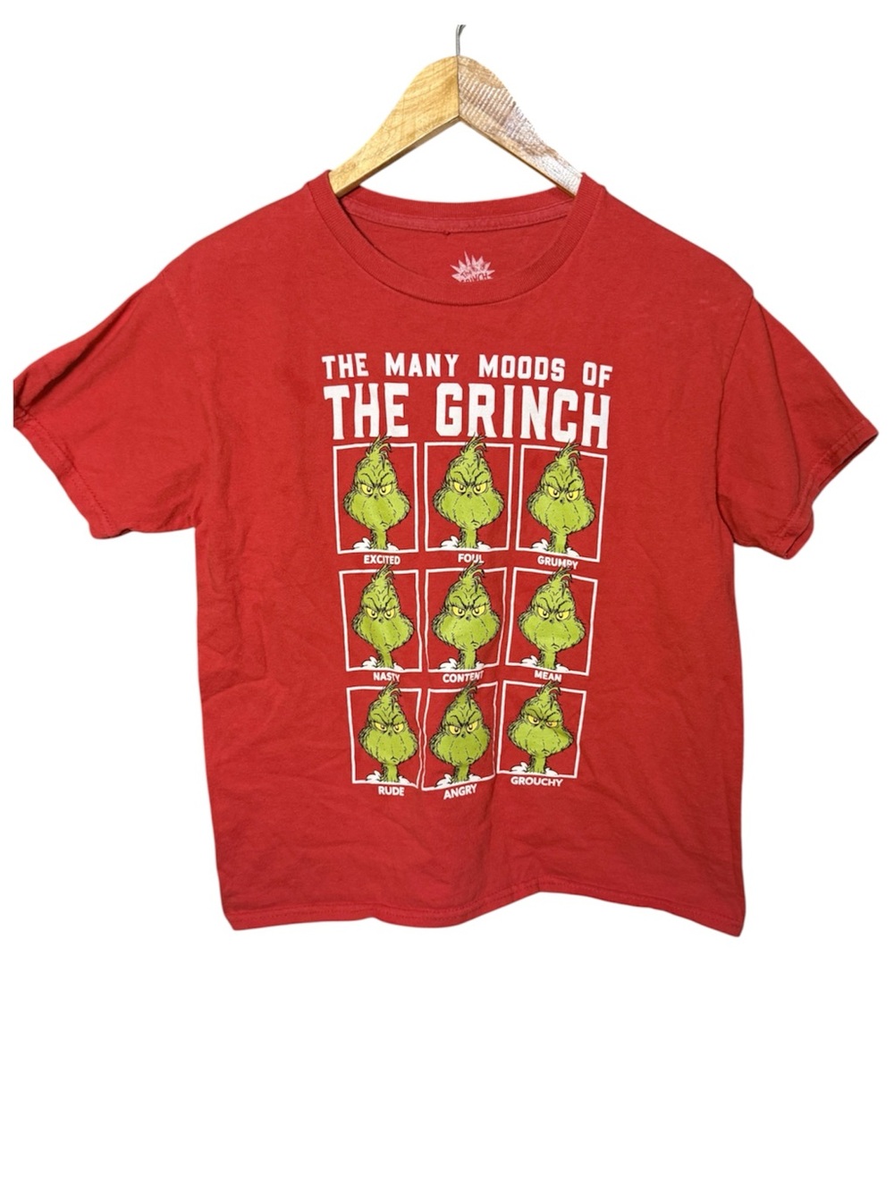 The Many Moods of The Grinch kidâs tee Boyâs size medium | g